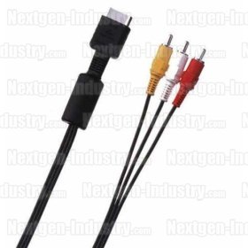 C�ble AV Tv Playstation 2